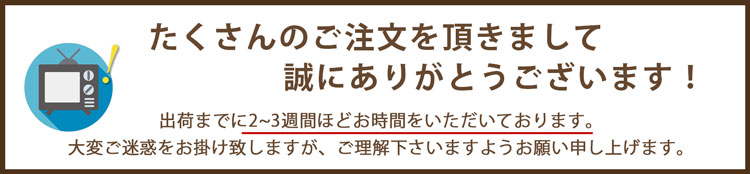 注文殺到