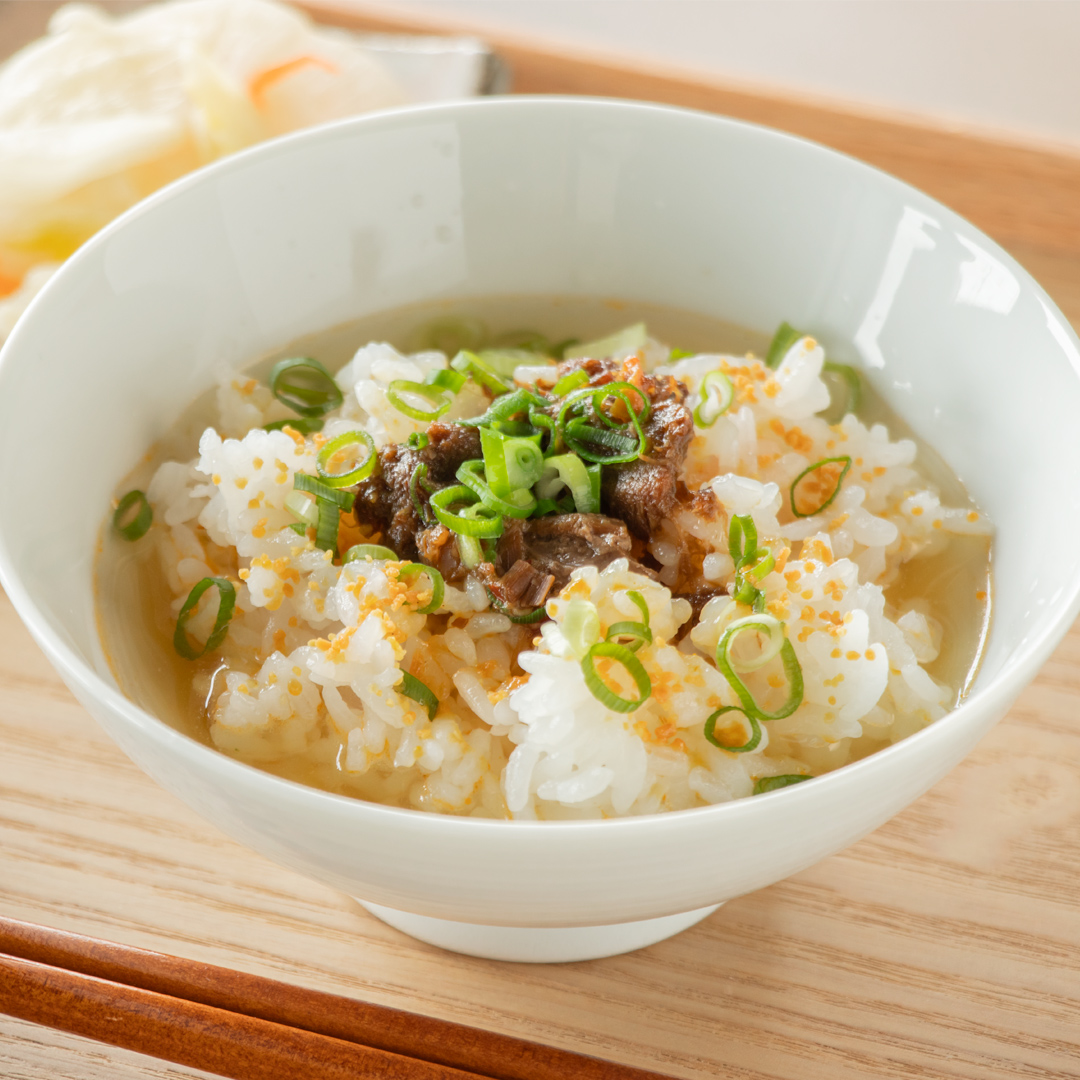 牛タンラー油スープ茶漬け